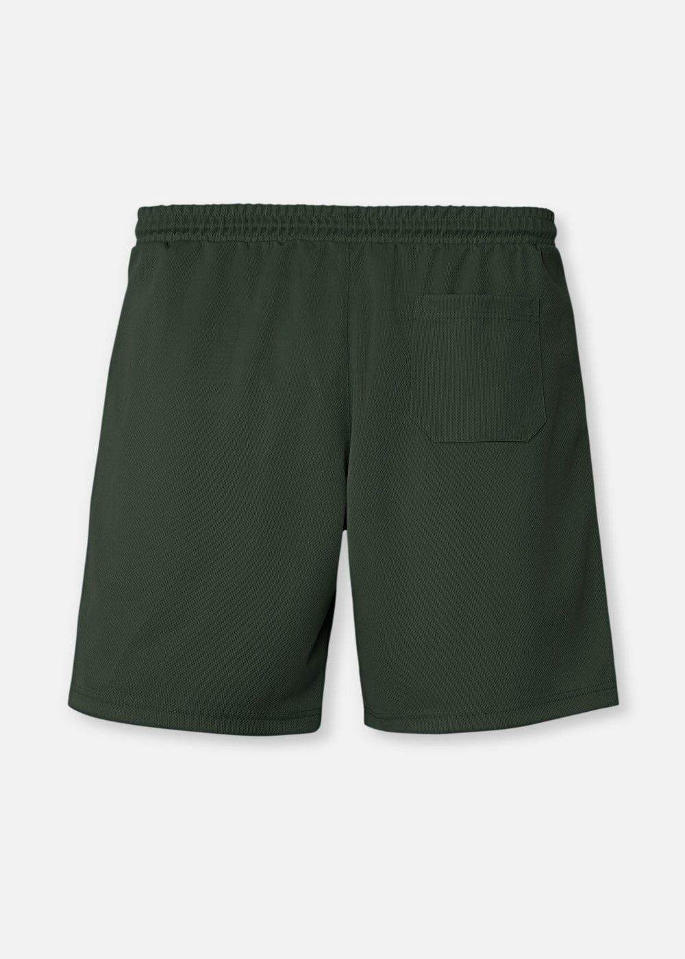 Quần Short Thun 9 Inch Thoáng Mát Non Branded 05 Xanh Lá Đậm - YaMe.vn