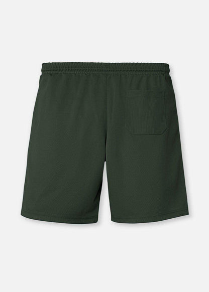 Quần Short Thun 9 Inch Thoáng Mát Non Branded 05 Xanh Lá Đậm - YaMe.vn