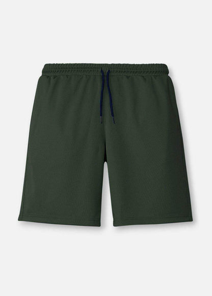 Quần Short Thun 9 Inch Thoáng Mát Non Branded 05 Xanh Lá Đậm - YaMe.vn