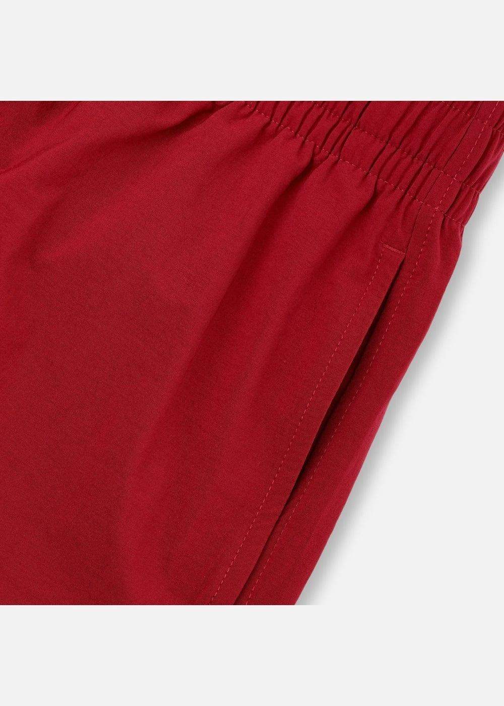 Quần Short 5 Inch Dù Mỏng Nhẹ Non Branded 06 Đỏ - YaMe.vn