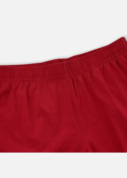 Quần Short 5 Inch Dù Mỏng Nhẹ Non Branded 06 Đỏ - YaMe.vn