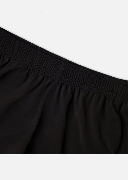 Quần Short 5 Inch Dù Mỏng Nhẹ Non Branded 06 Đen - YaMe.vn