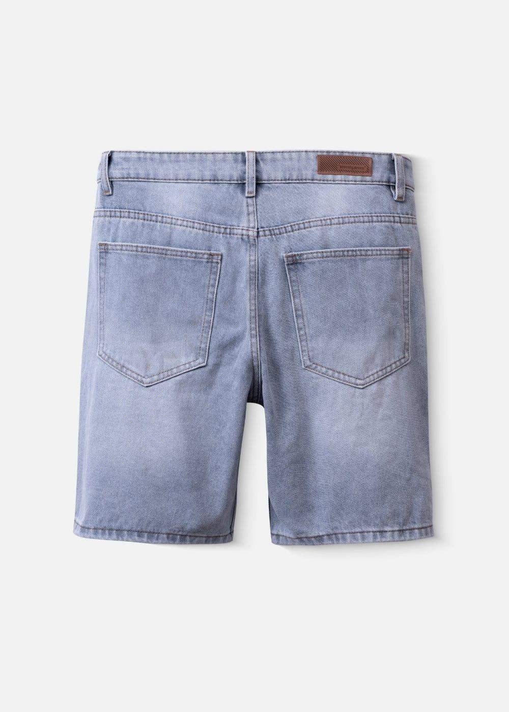 Quần Short Jeans 9 Inch Bền The Original M029 Xanh Dương Nhạt - YaMe.vn