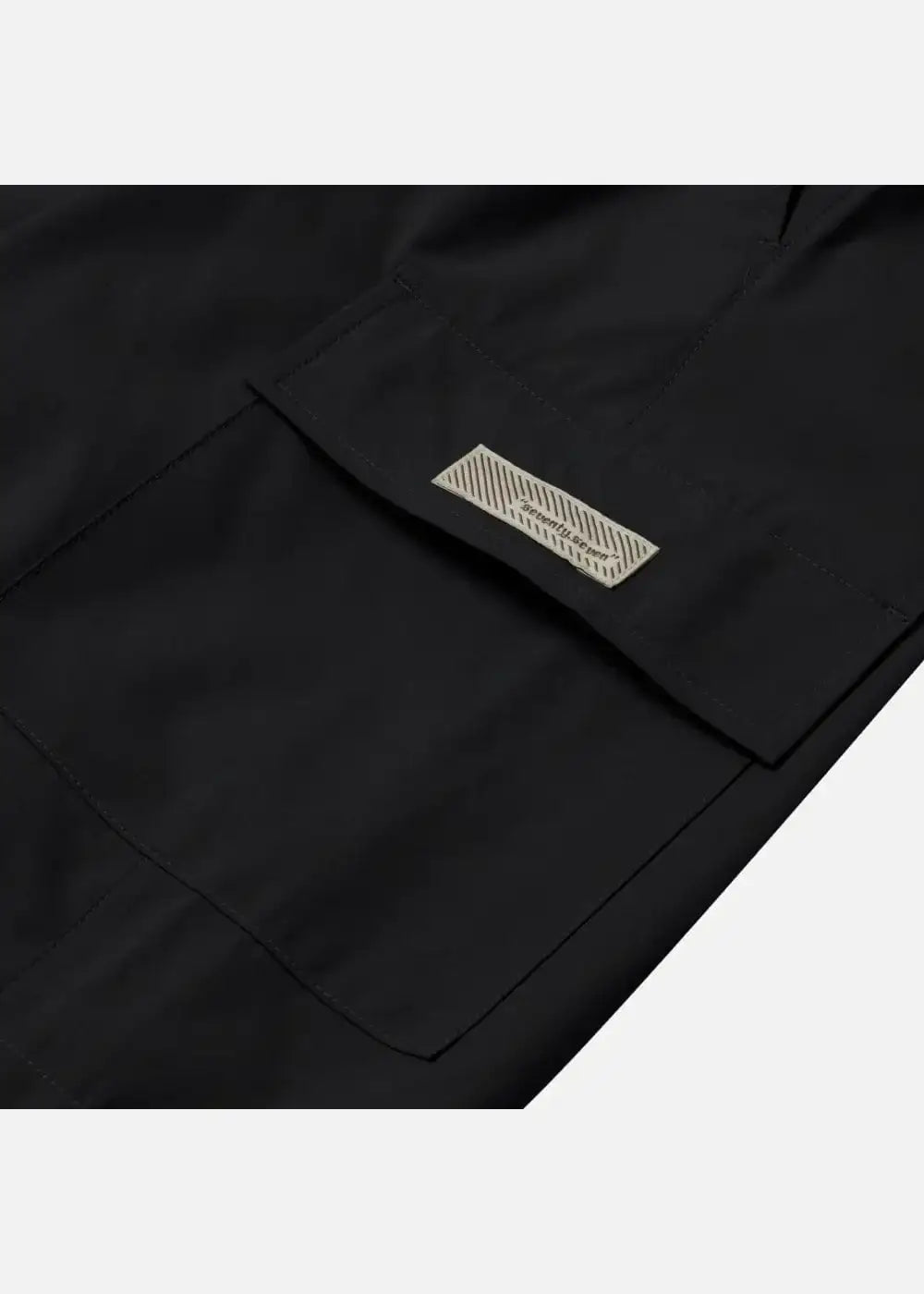 Quần Short Cargo 7 Inch Dù Trượt Nước Seventy Seven 31 Đen - YaMe.vn
