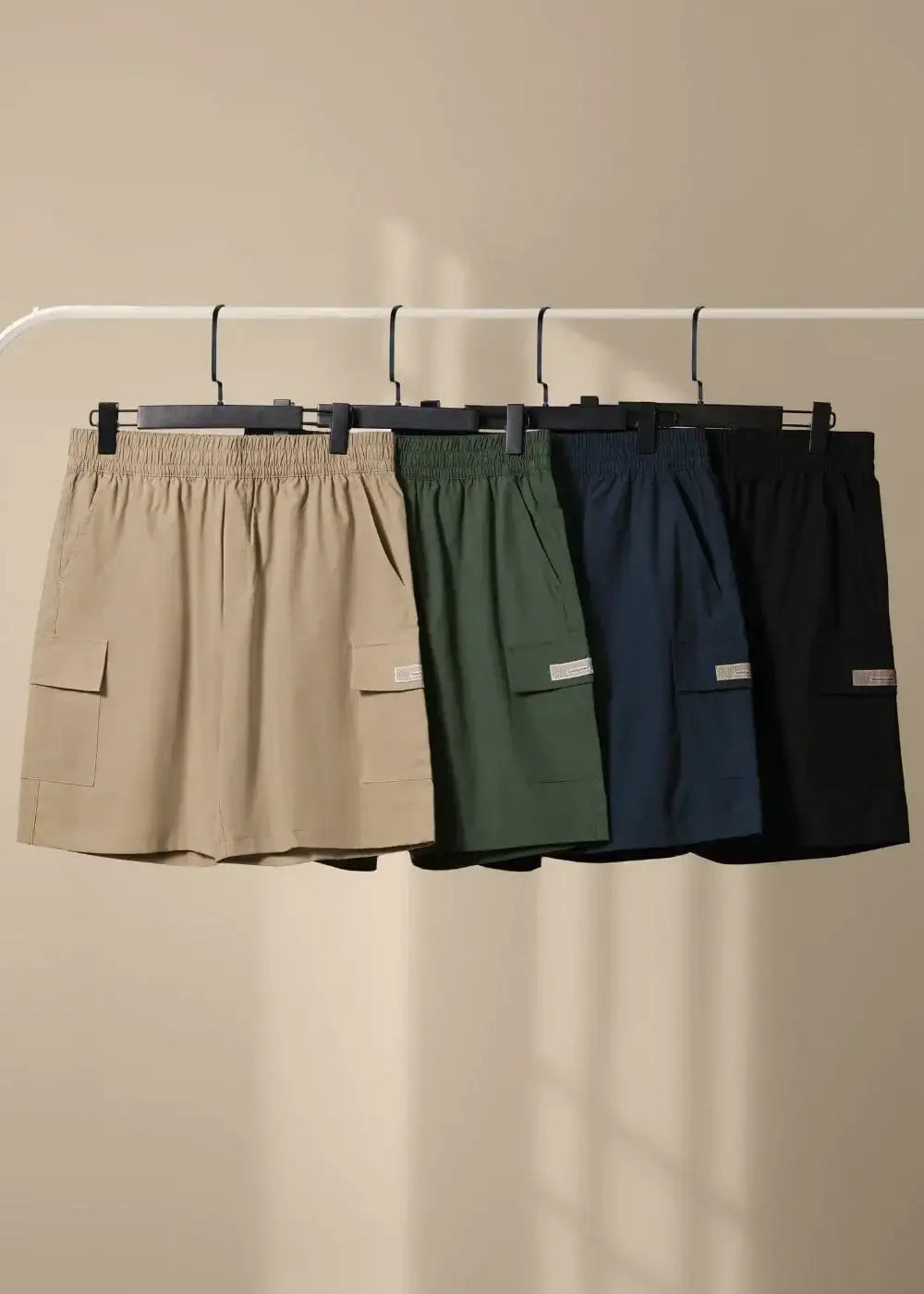 Quần Short Cargo 7 Inch Dù Trượt Nước Seventy Seven 31 Xanh Lá Đậm - YaMe.vn
