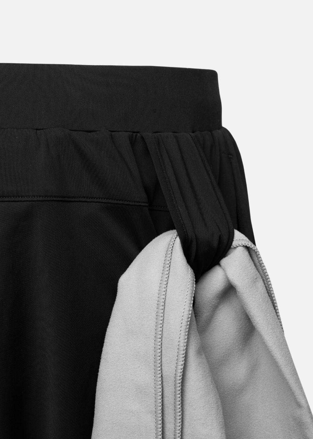 Quần Short Thể Thao Ultra Stretch 2 Lớp The Trainer 013 Đen - YaMe.vn
