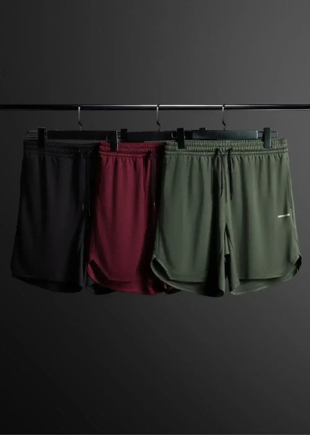 Quần Short Thể Thao 5 inch Siêu Nhẹ The Beginner 009 Xanh Lá Đậm - YaMe.vn