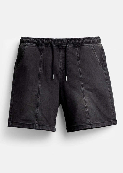 Quần Short Jeans 7 Inch Co Giãn The Original M84 Đen - YaMe.vn