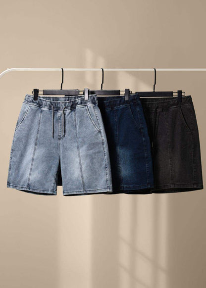 Quần Short Jeans 7 Inch Co Giãn The Original M84 Đen - YaMe.vn