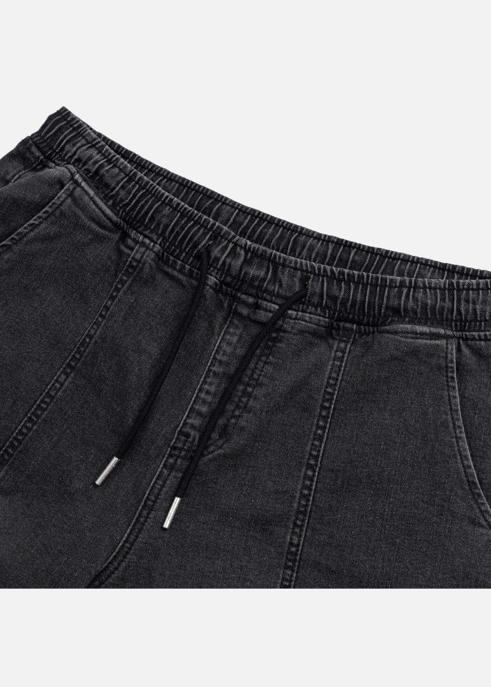 Quần Short Jeans 7 Inch Co Giãn The Original M84 Đen - YaMe.vn