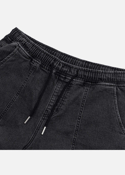 Quần Short Jeans 7 Inch Co Giãn The Original M84 Đen - YaMe.vn