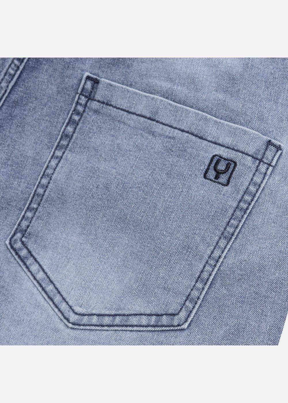 Quần Short Jeans 7 Inch Co Giãn The Original M84 Xanh Dương Nhạt - YaMe.vn