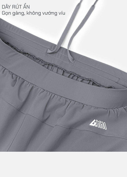 Quần Short Thể Thao 9 Inch Ultra Stretch The Trainer 014 Xám - YaMe.vn