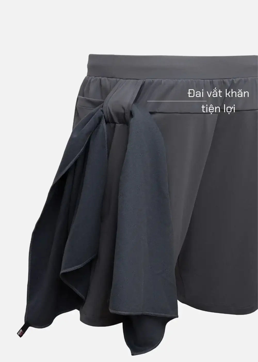 Quần Short Thể Thao 7 Inch Ultra Stretch The Trainer 016 Xám Đậm - YaMe.vn