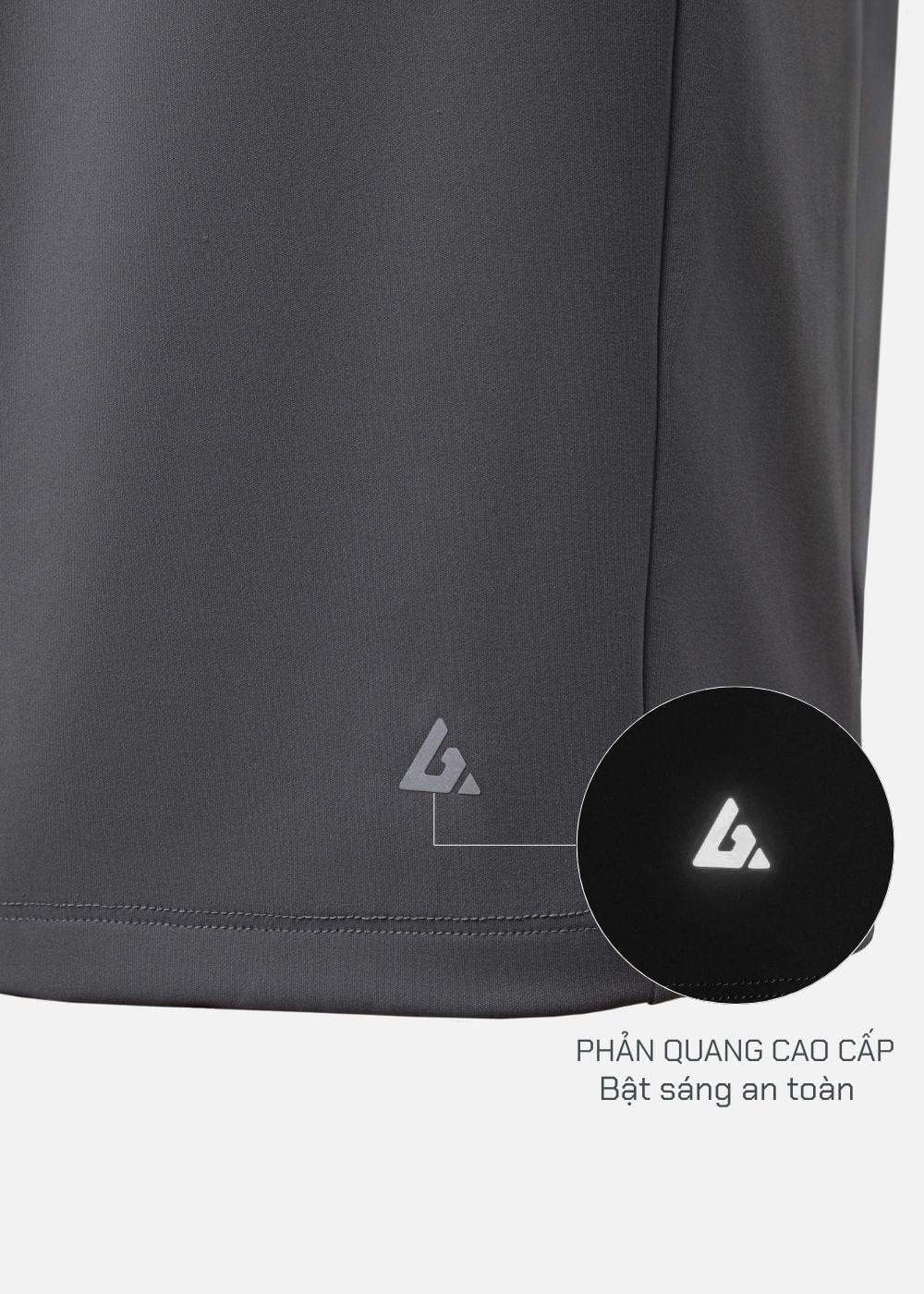 Quần Short Thể Thao 7 Inch Ultra Stretch The Trainer 016 Xám Đậm - YaMe.vn