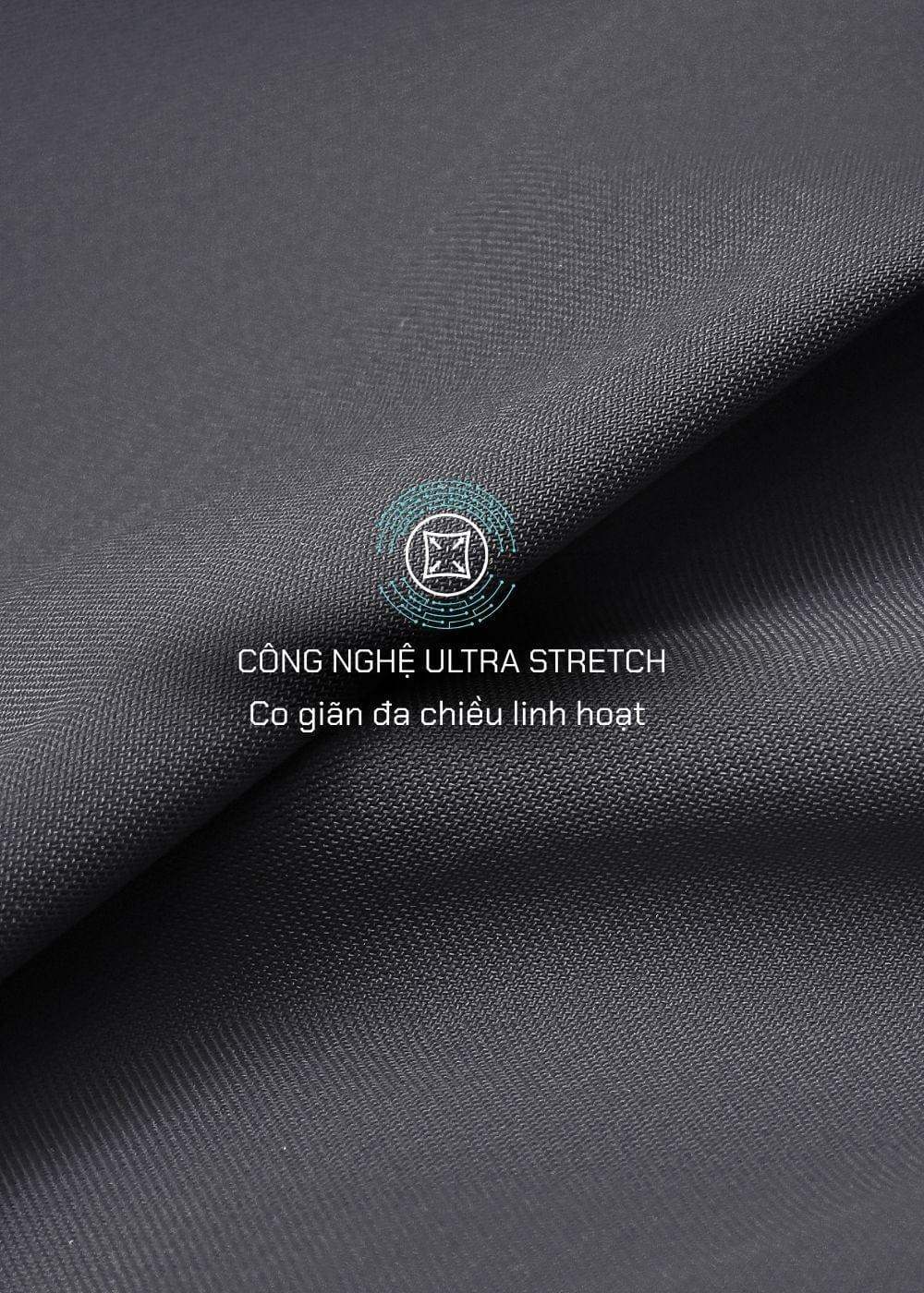 Quần Short Thể Thao 9 Inch Ultra Stretch The Trainer 017 Xám Đậm - YaMe.vn