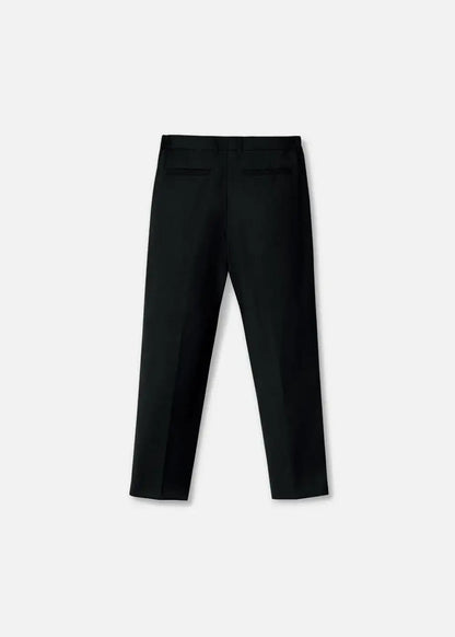 Quần Tây Casual Mềm Mại Non-Iron 010 Đen - YaMe.vn