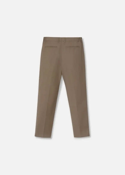 Quần Tây Casual Mềm Mại Non-Iron 010 Nâu - YaMe.vn