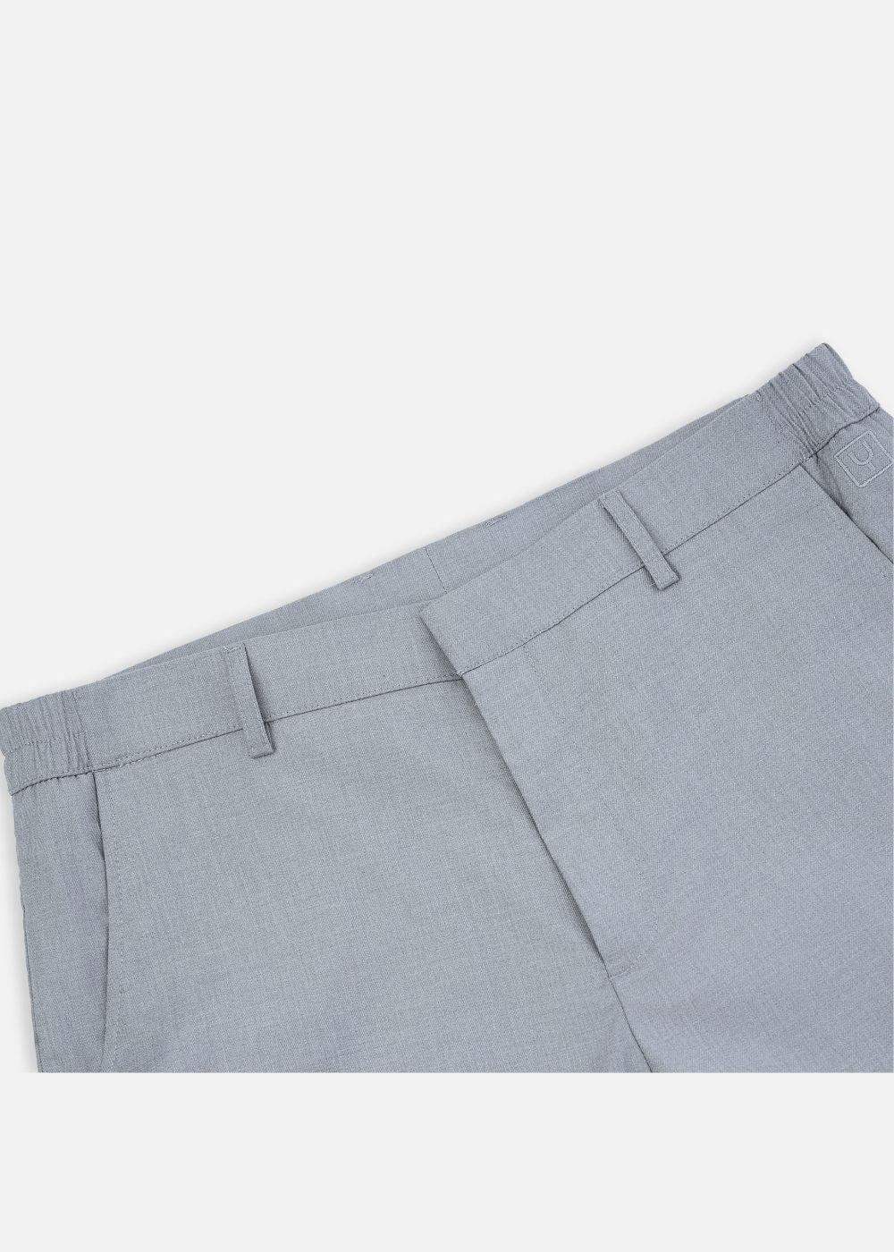 Quần Tây Casual Mềm Mại Non-Iron 010 Xám Nhạt - YaMe.vn