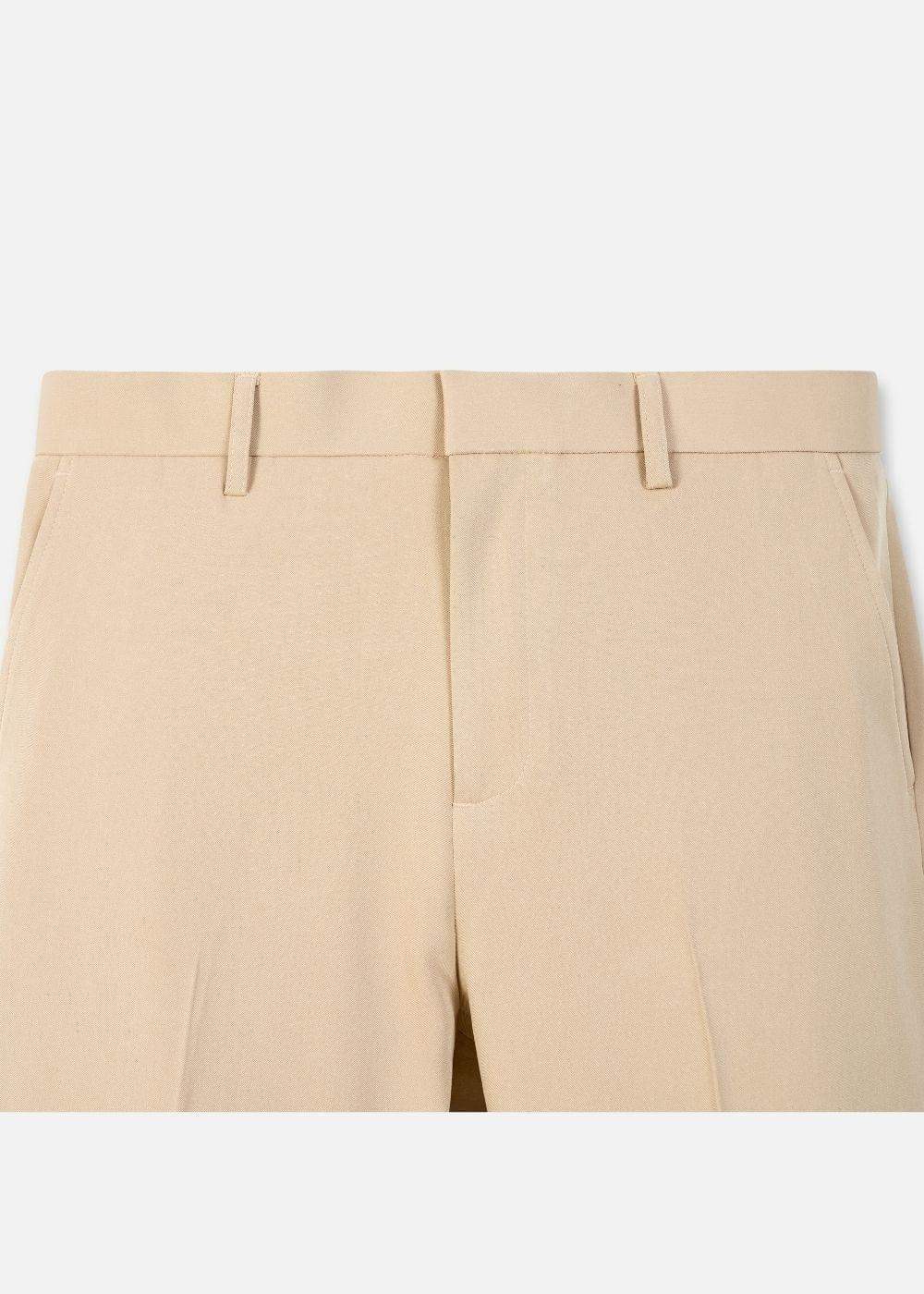 Quần Tây Casual Co Giãn Ít Nhăn Non Branded 30 Nâu Nhạt - YaMe.vn