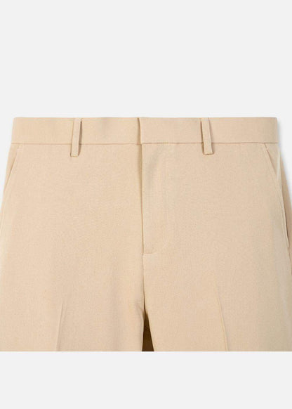 Quần Tây Casual Co Giãn Ít Nhăn Non Branded 30 Nâu Nhạt - YaMe.vn