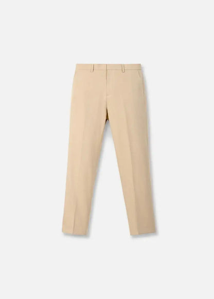 Quần Tây Casual Co Giãn Ít Nhăn Non Branded 30 Nâu Nhạt - YaMe.vn