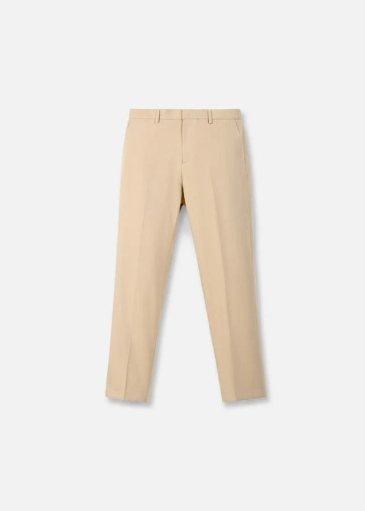 Quần Tây Casual Co Giãn Ít Nhăn Non Branded 30 Nâu Nhạt - YaMe.vn