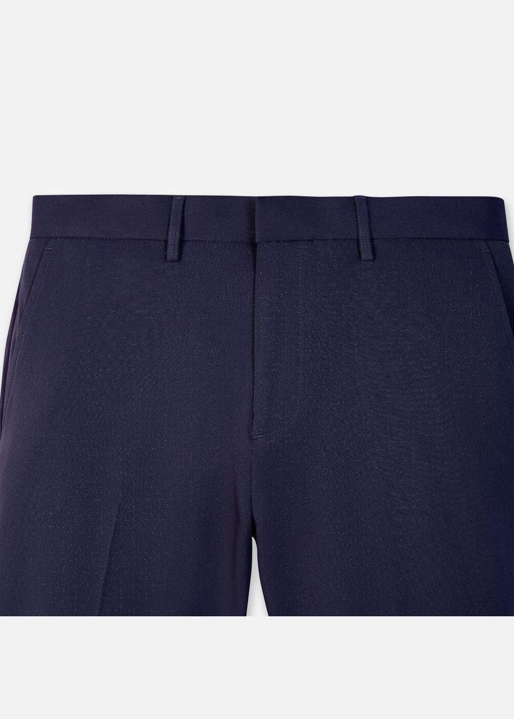 Quần Tây Casual Co Giãn Ít Nhăn Non Branded 30 Xanh Dương Đậm - YaMe.vn