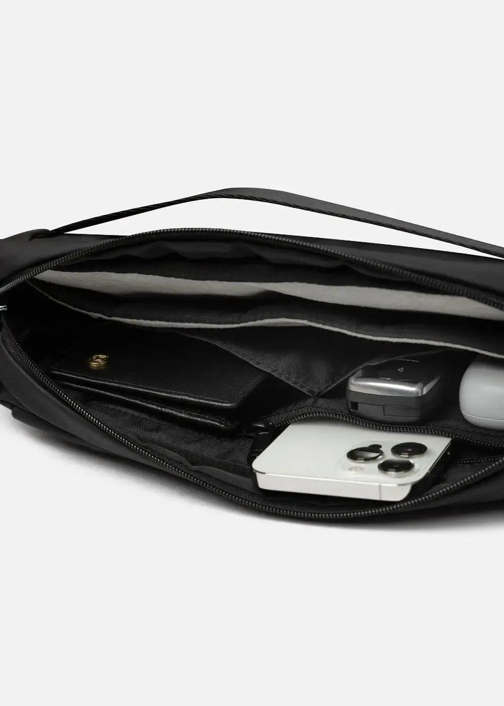 Túi Đeo Sling Bag Cao Cấp Trượt Nước First Class 03 Đen - YaMe.vn