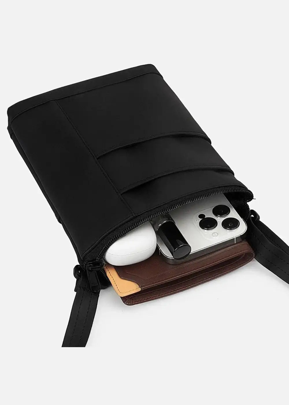 Túi Đeo Chéo Cross Bag Trượt Nước NB 25 Đen - YaMe.vn