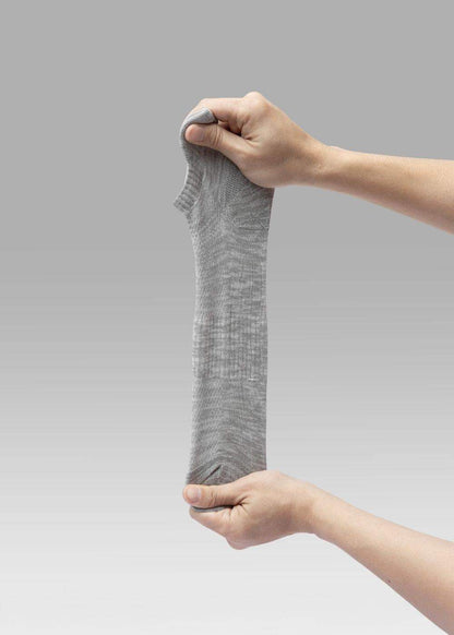 Vớ Cổ Ngắn Công Thái Học 90° Đệm Xù Giảm Chấn #Y2010 TAB002 Xám Nhạt - YaMe.vn