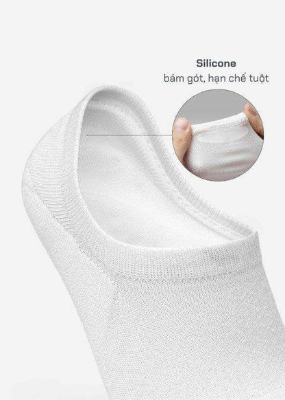Vớ Lười Công Thái Học 90° Mềm Mịn Khử Mùi NS01 Trắng - YaMe.vn