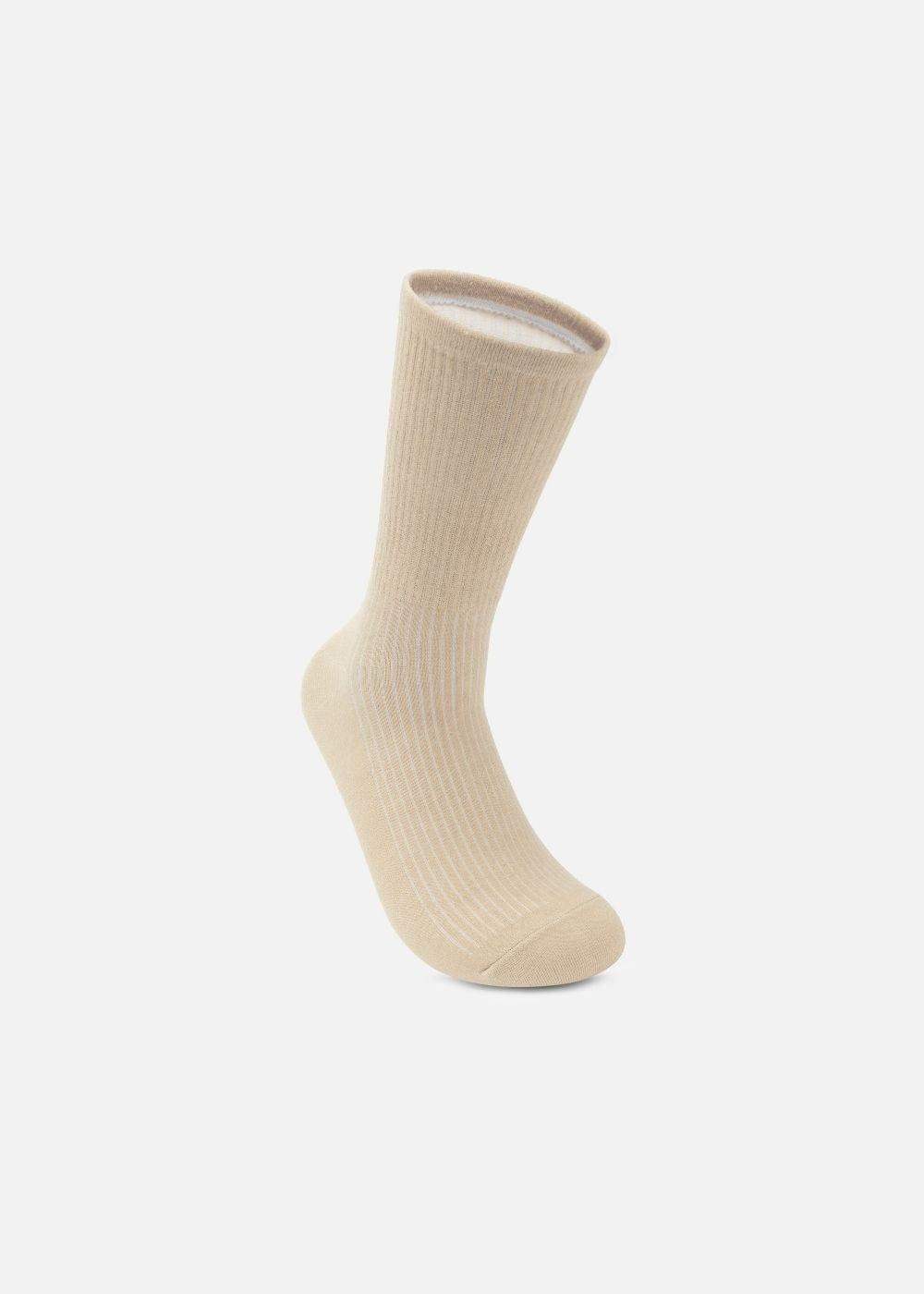 Vớ Basic Cổ Trung Khử Mùi Nhiều Màu NB 08 Nâu Nhạt - YaMe.vn