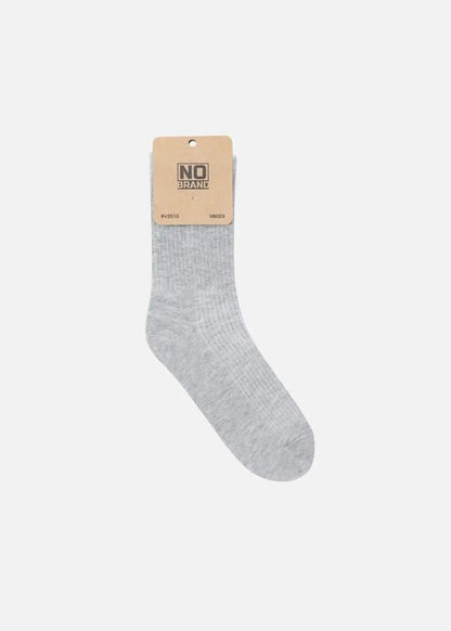 Vớ Basic Cổ Trung Khử Mùi Nhiều Màu NB 08 Xám Nhạt - YaMe.vn