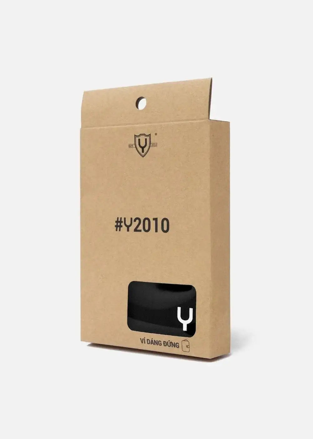 Ví Đứng Canvas Bền Nhẹ #Y2010 02 Đen - YaMe.vn